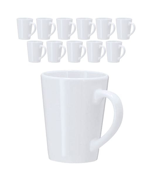 Imagen 0 de Pack de 12 Tazas de cerámica de 230 ml de capacidad.