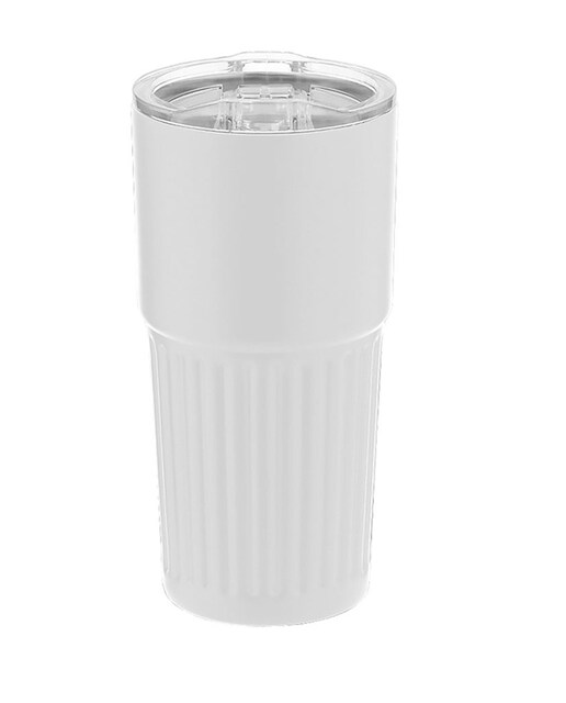 Imagen 0 de Vaso térmico en Acero Inox Reciclado de doble pared y 500 ml de capacidad. Con tapadera de cierre a presión y dosificador de apertura abatible