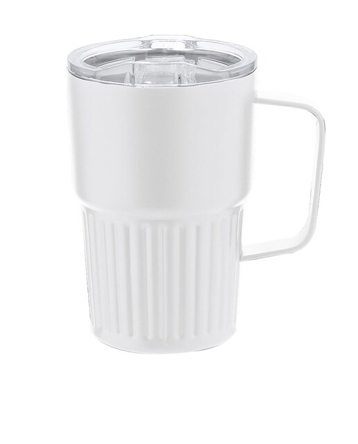 Imagen 0 de Vaso térmico en Acero Inox Reciclado de doble pared y 500 ml de capacidad. Con tapadera de cierre a presión y dosificador de apertura abatible