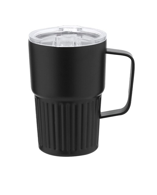 Imagen 0 de Vaso térmico en Acero Inox Reciclado de doble pared y 500 ml de capacidad. Con tapadera de cierre a presión y dosificador de apertura abatible