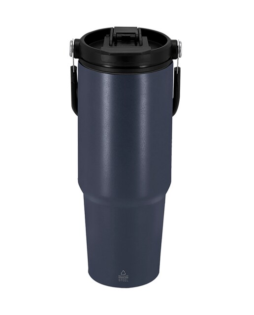 Imagen 0 de Vaso térmico con 500 ml de capacidad en Acero Inoxidable Reciclado. Cuenta con doble sistema de bebida, orificio con cierre hermético