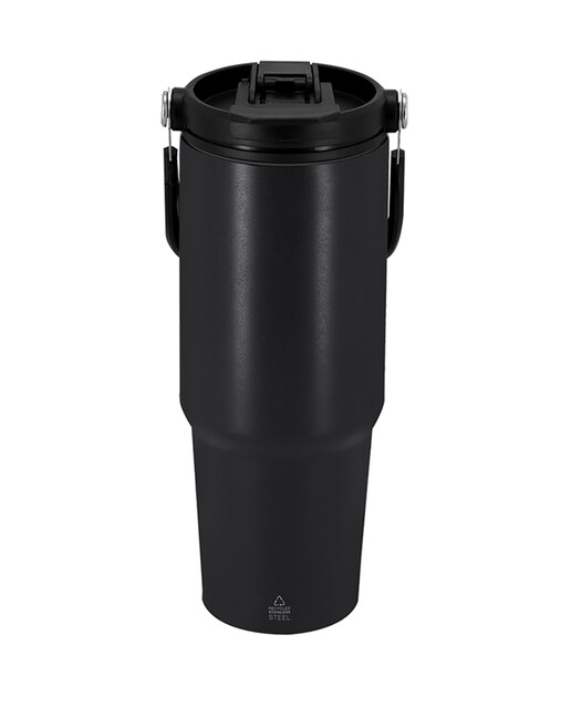 Imagen 0 de Vaso térmico con 500 ml de capacidad en Acero Inoxidable Reciclado. Cuenta con doble sistema de bebida, orificio con cierre hermético