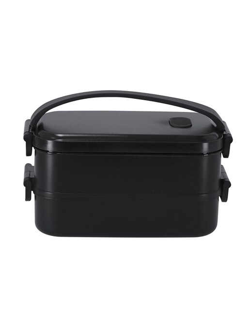 Imagen 0 de Fiambrera de 1,6L de capacidad. Fabricada en PP reciclado. Incluye 2 compartimentos independientes con bandejas de cierre hermético, de 800 ml