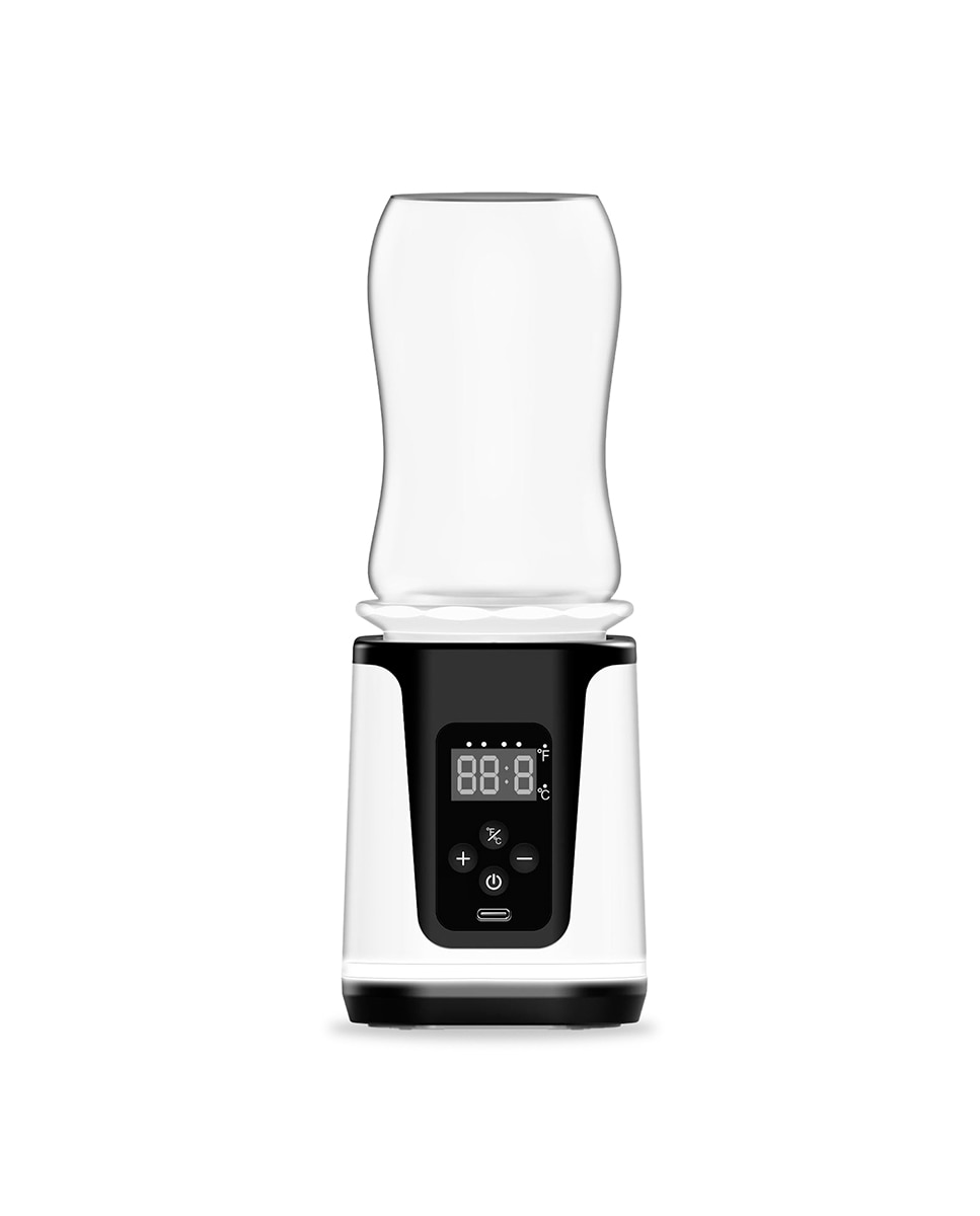 Imagen 0 de Calentador de leche WN-01 con batería recargable de 5200 mAh y 75W de potencia. Incluye 6 adaptadores y 1 biberón de 250ml.