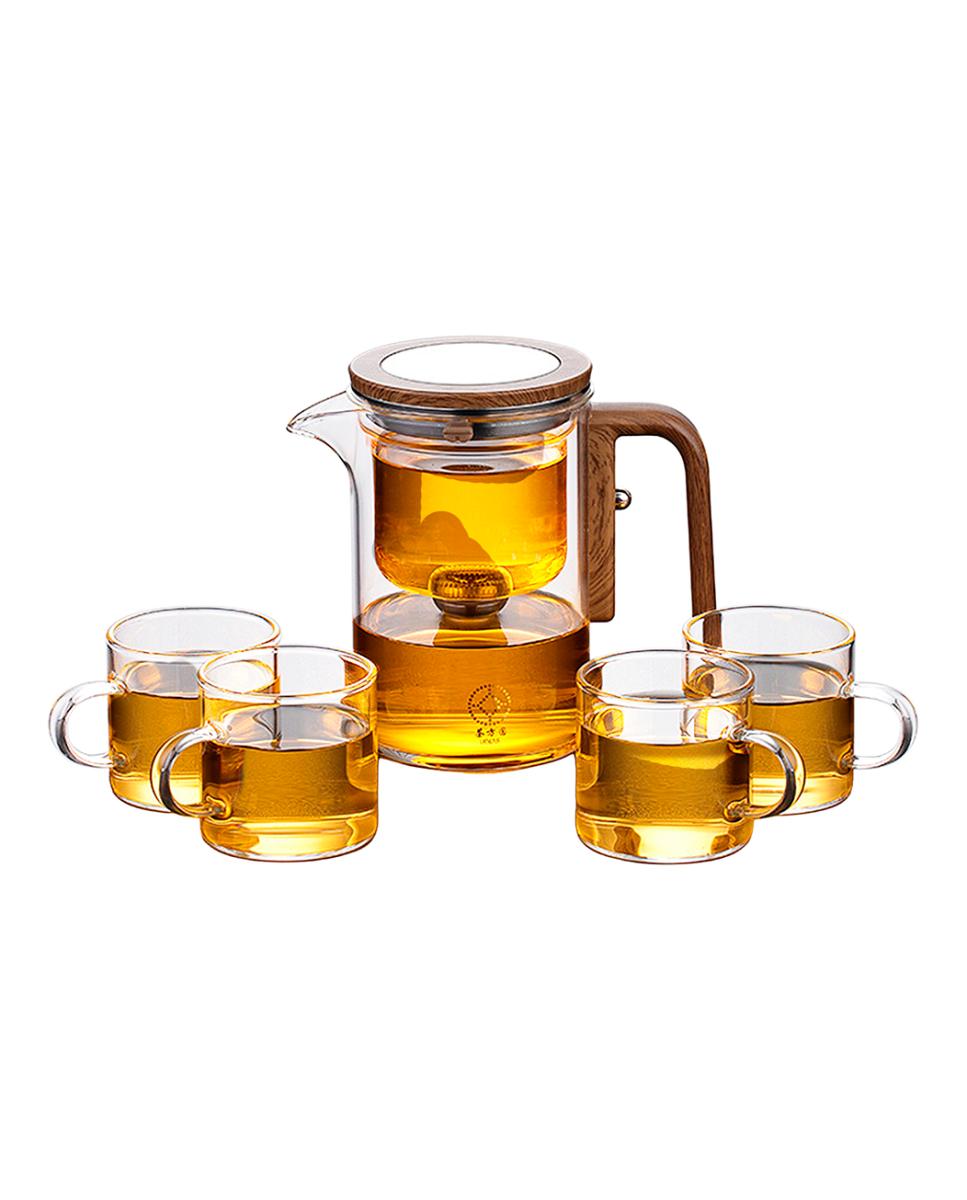 Imagen 0 de Tetera de cristal de 600 ml con filtración magnética