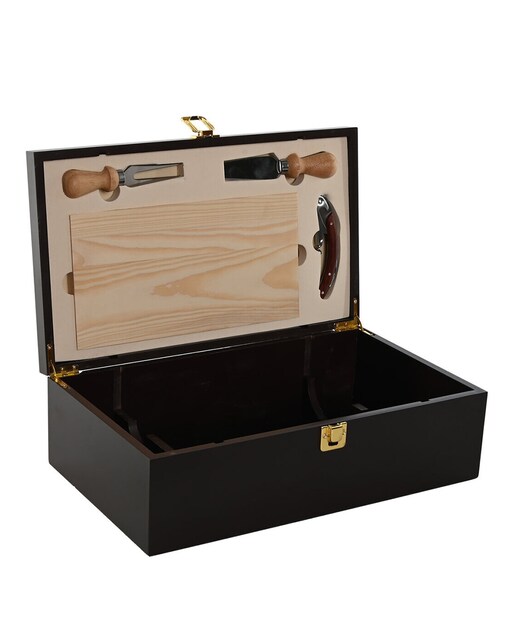 Imagen 0 de Vino set 5 mdf 36x21x12 tabla queso