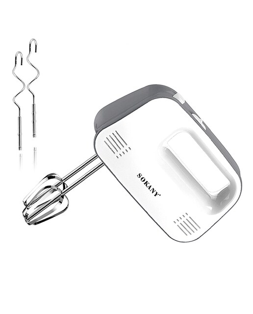 Imagen 0 de Doble batidora de mano con varillas de 400W, 3 velocidades y función de extracción turbo.