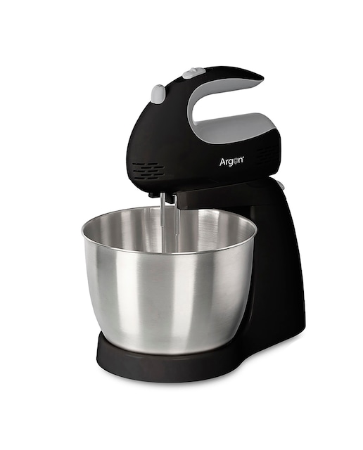 Imagen 0 de Amasadora negra con bol de 3L. 5 velocidades y 300W. Incluye acoples para batir y amasar.