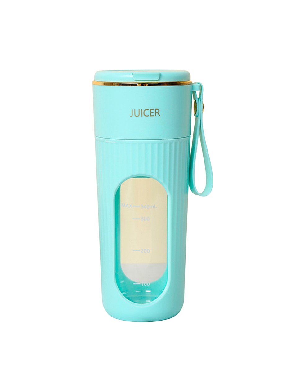 Imagen 0 de Mini batidora portátil de 340ml con 10 cuchillas de acero, pantalla LCD e inicio de seguridad por doble click.