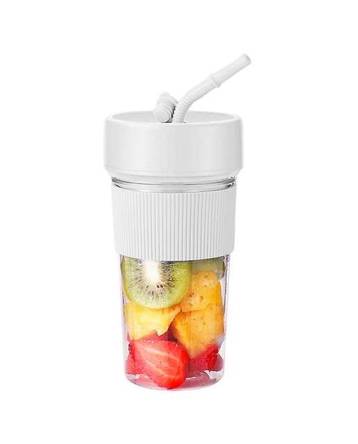 Imagen 0 de Batidora portátil multifunción K5 de 350ml con 6 cuchillas de acero, seguridad por doble click y batería recargable.