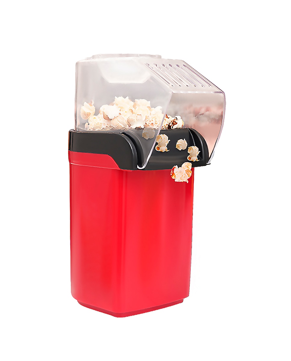 Imagen 0 de Palomitera eléctrica de 1200W con aire caliente, rápido y sin aceite, ideal para preparar palomitas saludables.