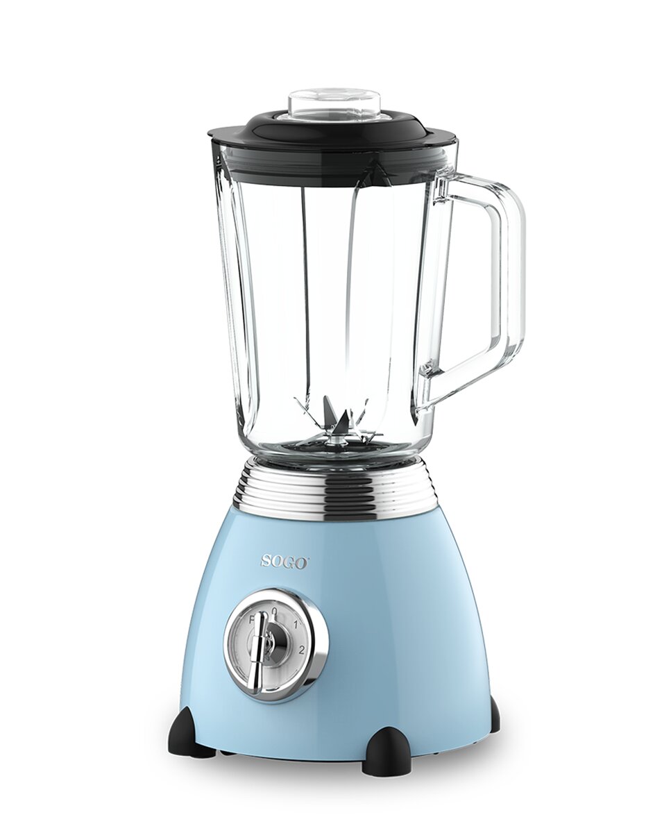 Imagen 0 de Batidora de Jarra Cristal Retro 1.5L Azul Claro