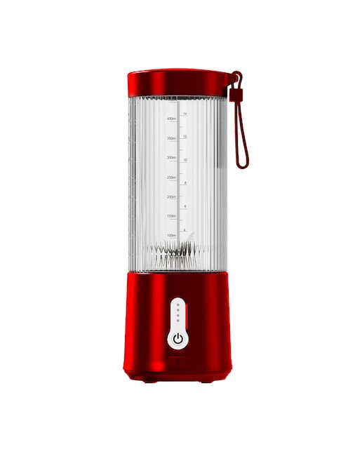 Imagen 0 de Batidora portátil A8 de 450 ml con 6 cuchillas de acero inoxidable y pantalla de nivel de batería