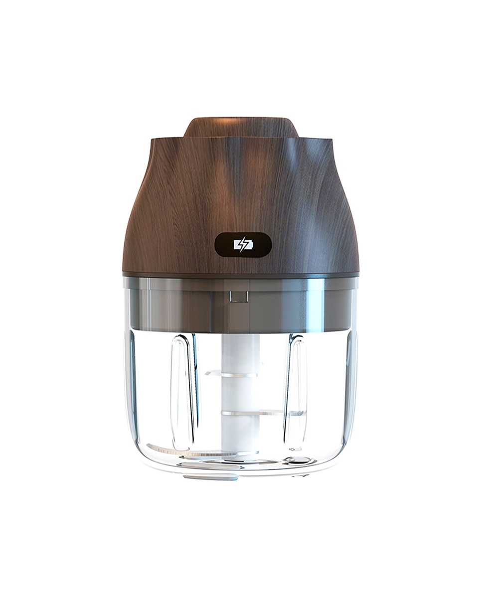Imagen 0 de Mini picadora eléctrica S-01 de 250ml, con batería recargable de 1500mAh y velocidad de 1000RPM.