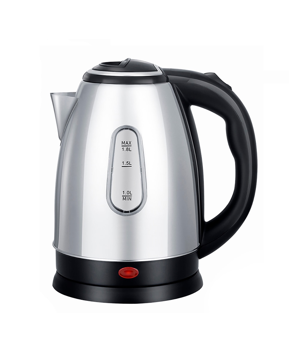Imagen 0 de Hervidor de acero inoxidable con 1500W y 1,8L de capacidad.