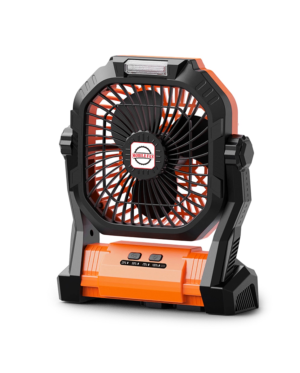 Imagen 0 de Ventilador P50 con motor sin escobillas, LED con 8 luces, 4 velocidades