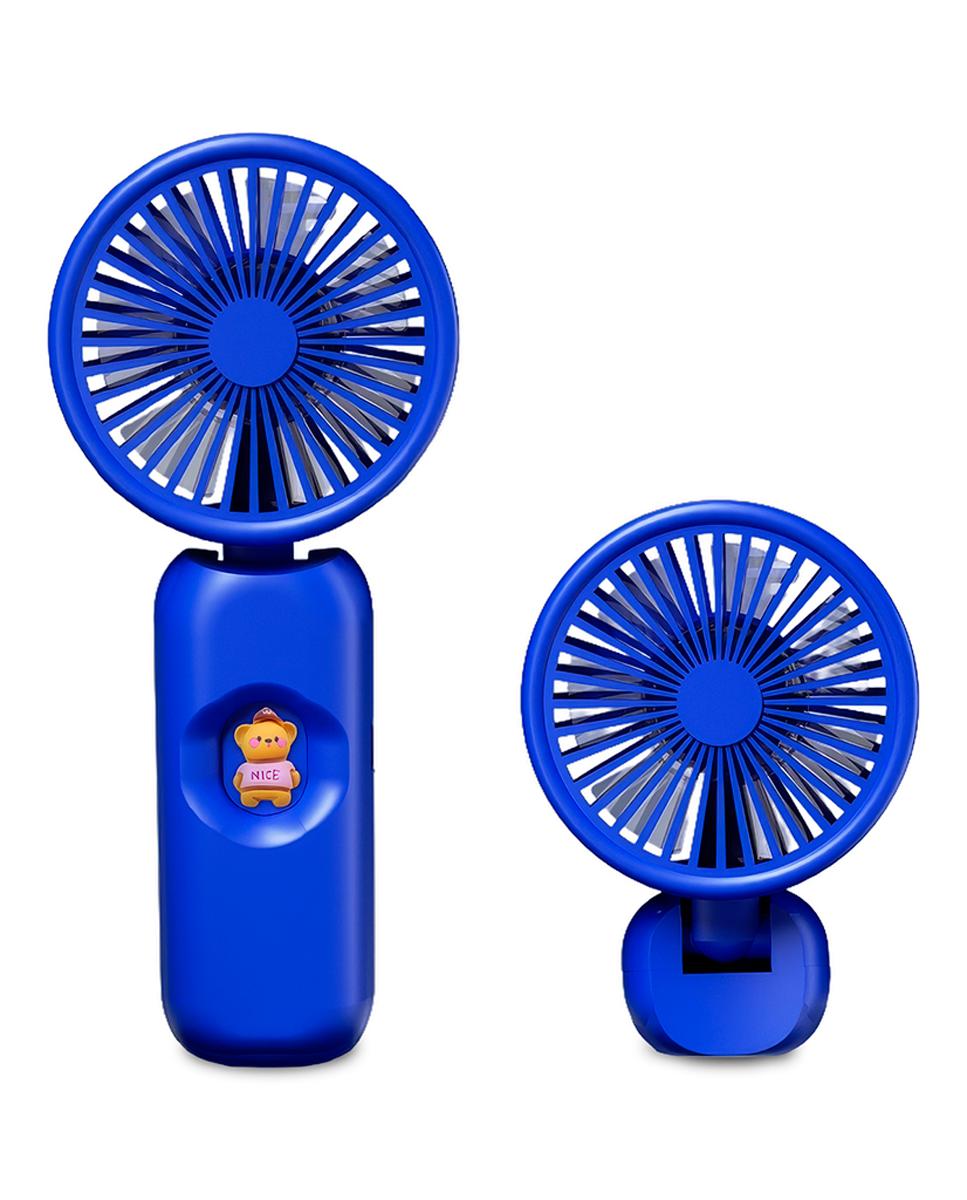 Imagen 0 de Ventilador portátil FS04 con 3 velocidades ajustables y batería recargable. Ajuste de 180°. Compacto, ligero y fácil de transportar.