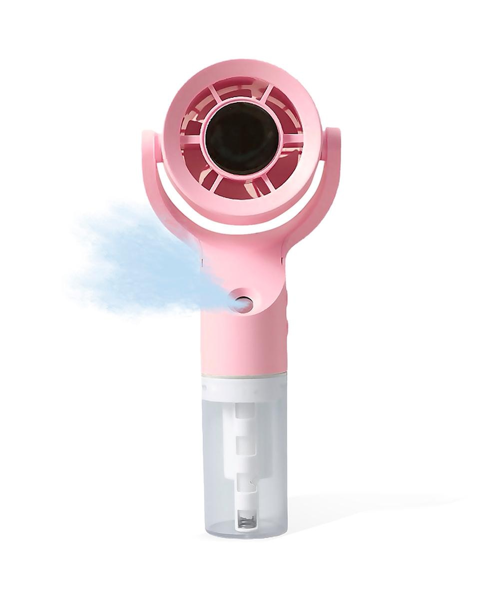 Imagen 0 de Ventilador portátil FY099 con 3 velocidades, función spray y batería recargable de 500 mAh.