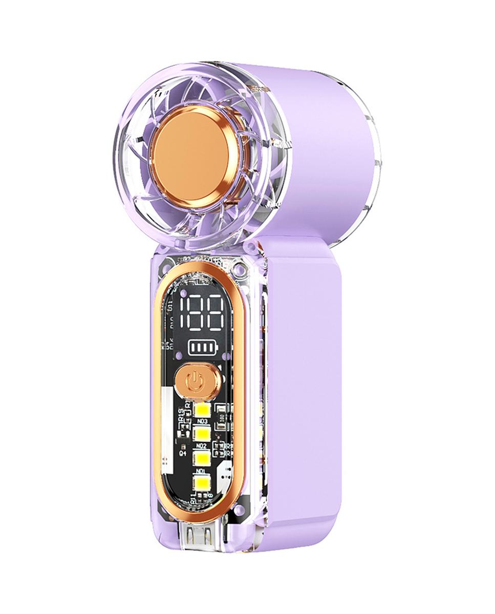 Imagen 0 de Ventilador portátil X699 con velocidad regulable de 1 a 100 niveles
