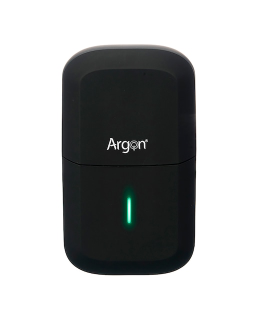 Imagen 0 de Rasuradora negra con batería recargable de 600mAh.