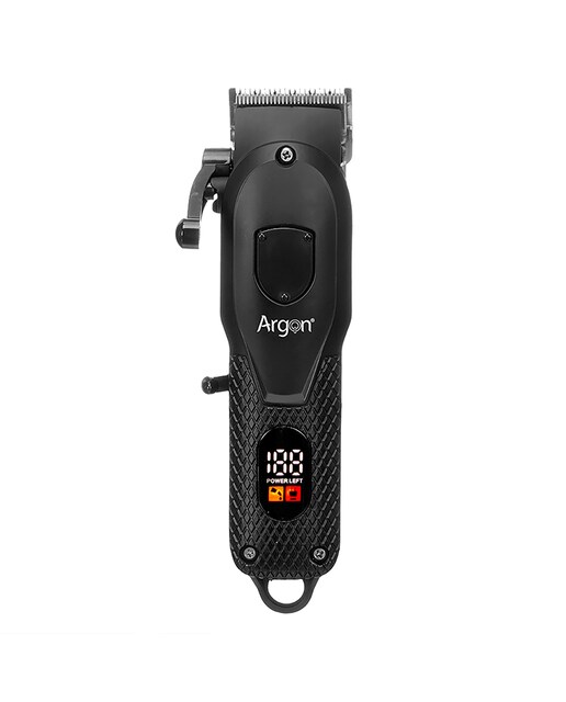 Imagen 0 de Maquina cortapelo profesional negra con accesorios. Batería recargable de 1200mAh. Incluye 4 Peines (1,5-3,5-4,5-5,5 mm).