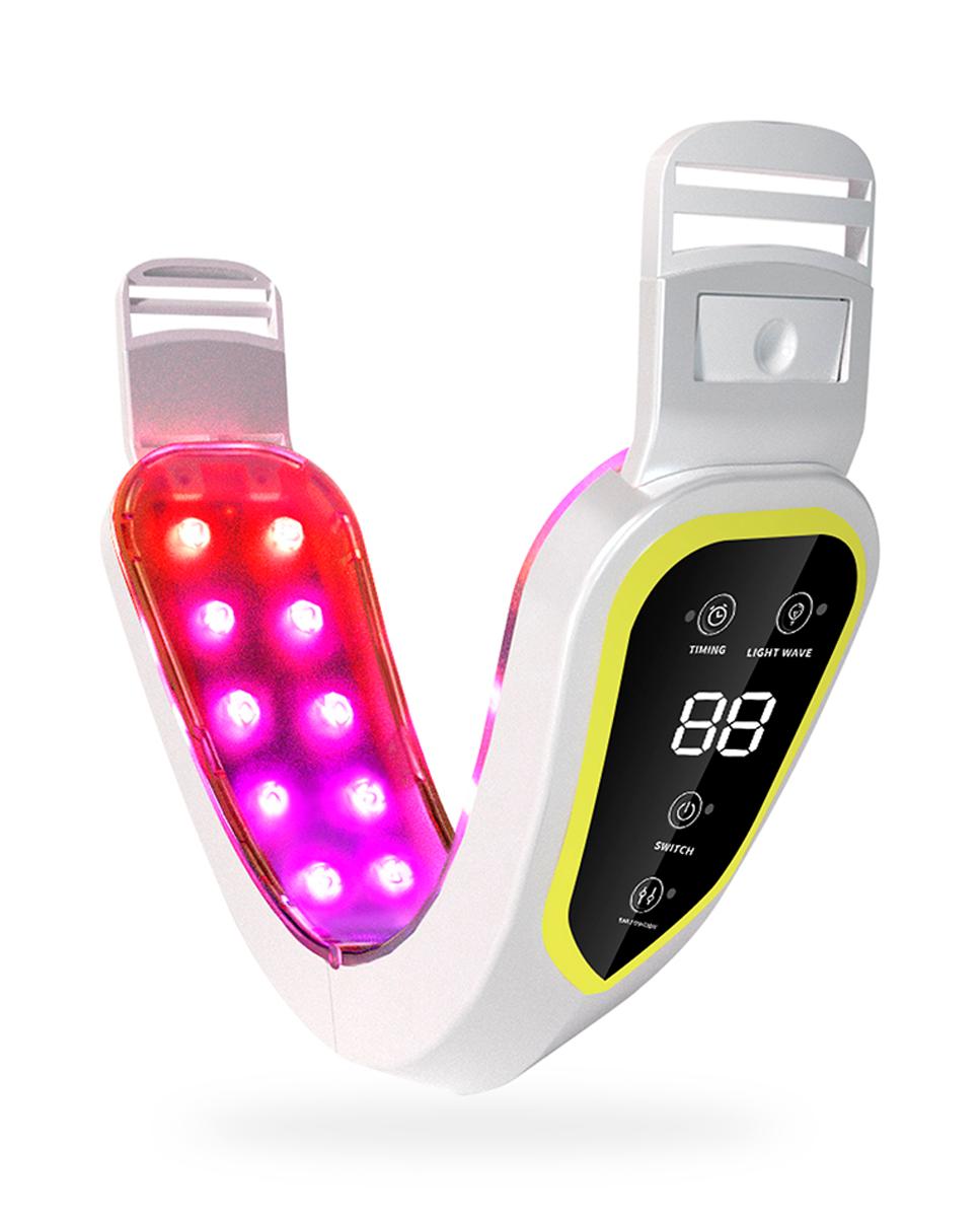 Imagen 0 de Dispositivo de belleza facial con 12 niveles de ajuste, 5 modos de luz LED y temporizador.