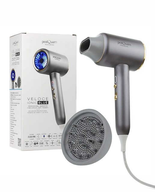 Imagen 0 de Secador Veloce Ionic Blue Grey Color