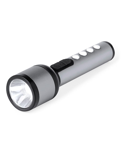 Imagen 0 de Linterna Eterial de aluminio. Potente y recargable con 1 LED frontal y 4 luces COB, 3 modos de iluminación y batería de 1200?mAh.