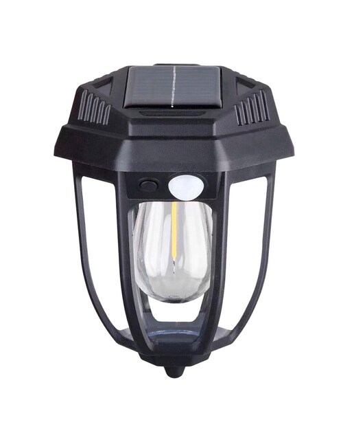 Imagen 0 de Lámpara de pared con 1 bombilla LED, carga solar y sensor inteligente de carga y movimiento.