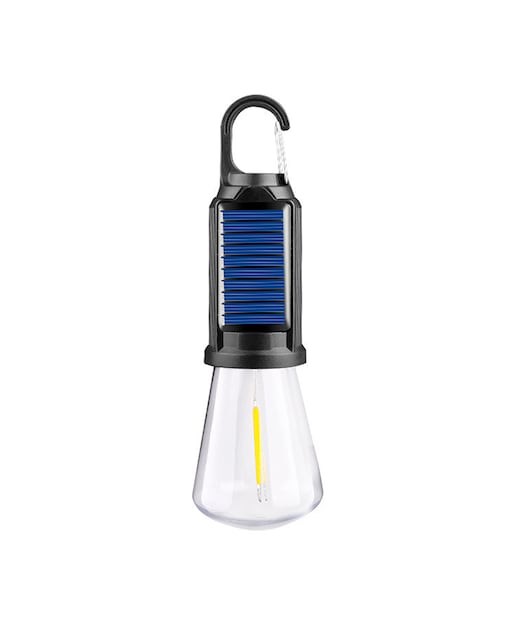Imagen 0 de Bombilla LED T02 con carga solar, con gancho para colgar, batería recargable de 400mAh,