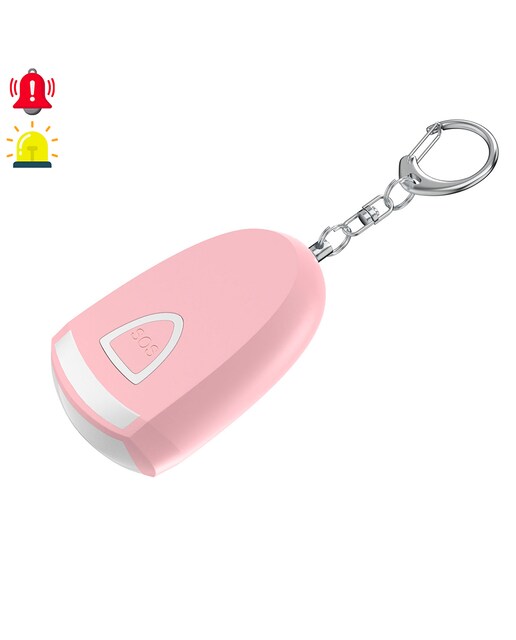 Imagen 0 de Alarma SOS personal con LED brillante y sonido de 130 dB. Batería recargable y activación rápida por tirón de anilla.