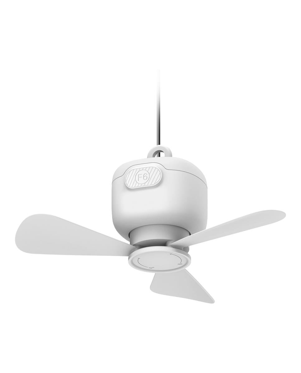 Imagen 0 de Ventilador de techo FS-6B de 27 cm. Con luz LED integrada y 3 velocidades. Cable de alimentación de 3 metros.