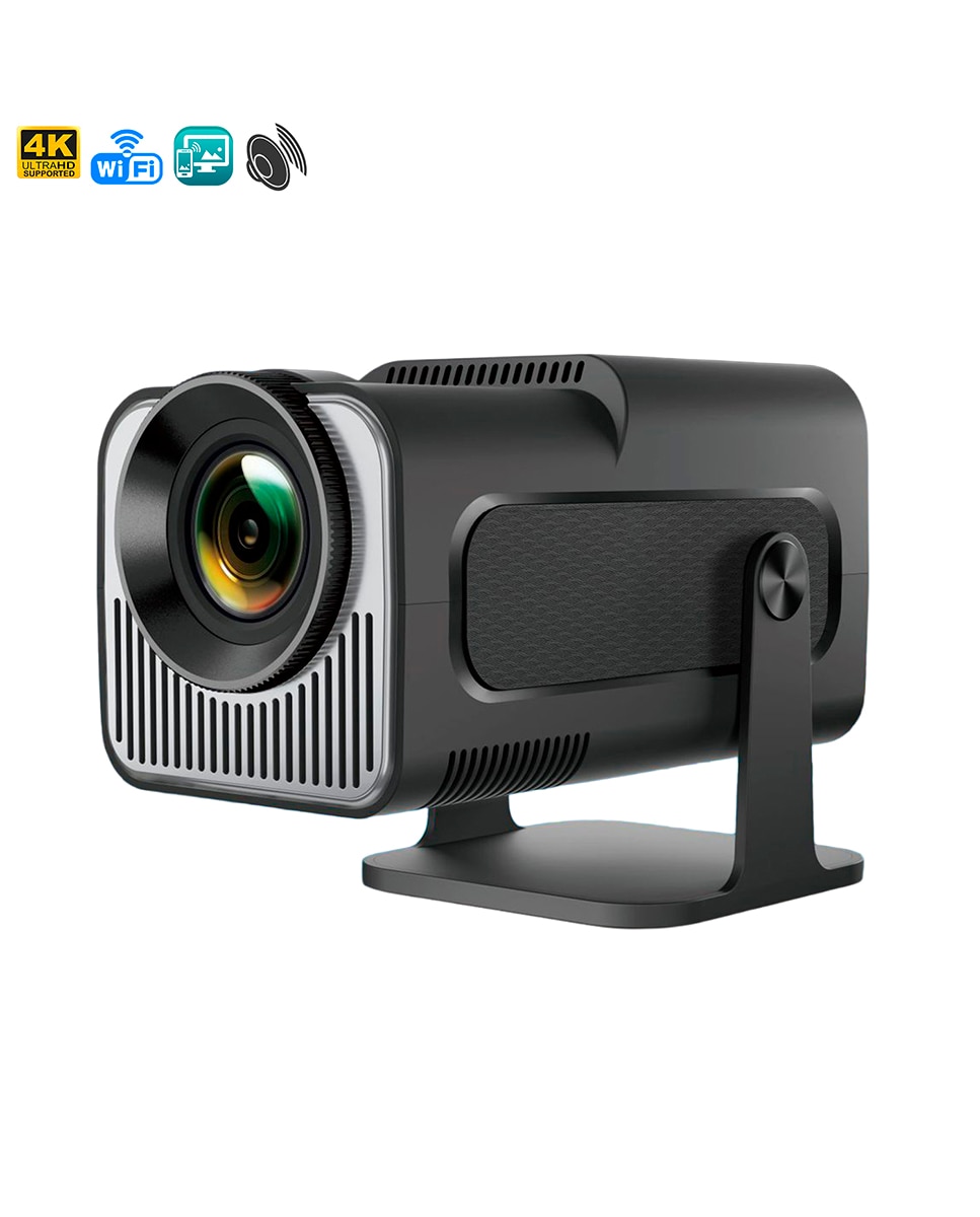 Imagen 0 de Mini proyector LCD HY320, soporte de 4K UHD, con wifi 6, duplicación de pantalla para iOS y Android