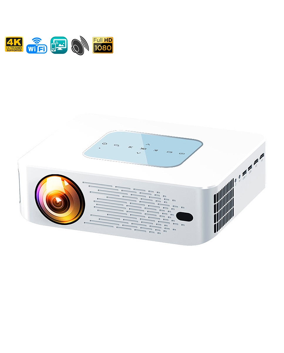Imagen 0 de Proyector LCD Y2 soporte de 4K UHD, duplicación de pantalla para iOS y Android. De 60 a 150 pulgadas, 260 lm. Con mando a distancia.
