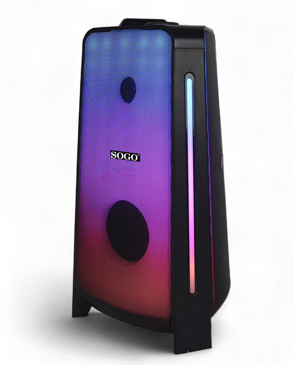 Imagen 0 de Altavoz portátil recargable para fiestas con pantalla LCD