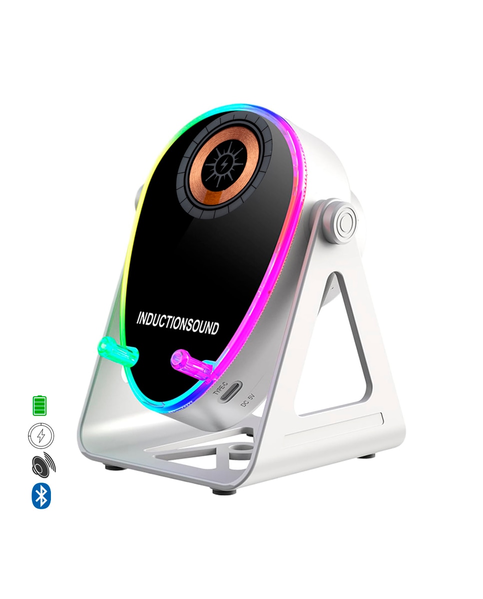 Imagen 0 de Altavoz H68 con tecnología de inducción inteligente que amplifica el sonido al colocar el móvil encima