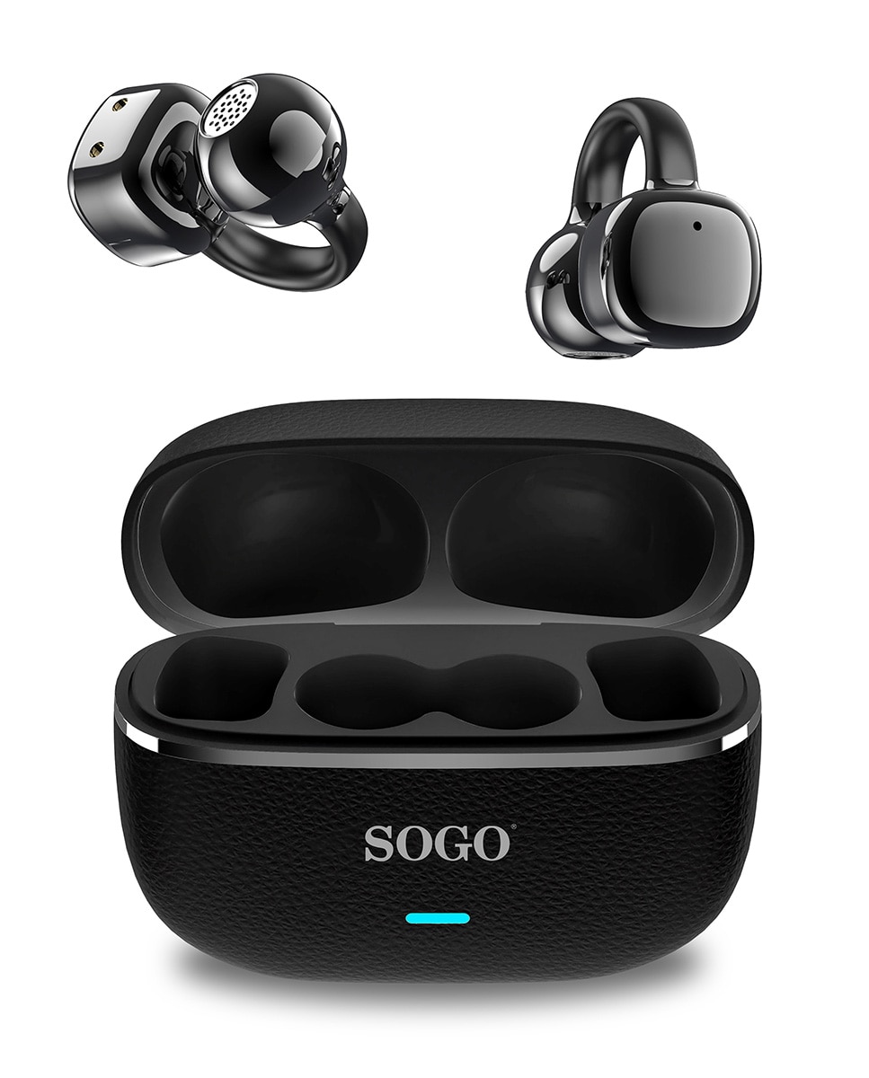 Imagen 0 de Auriculares inalámbricos tws bluetooth 5.4 con diseño de clip para la oreja