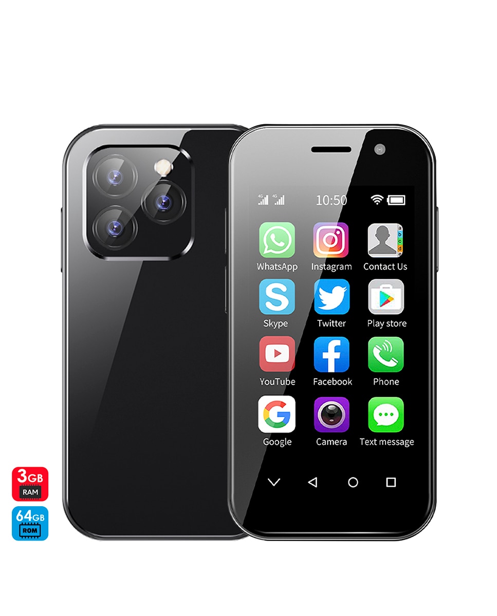 Imagen 0 de Mini smartphone Soyes 14 PRO 4G, Android 9.0, 3GB RAM + 64GB. Pantalla 3''.