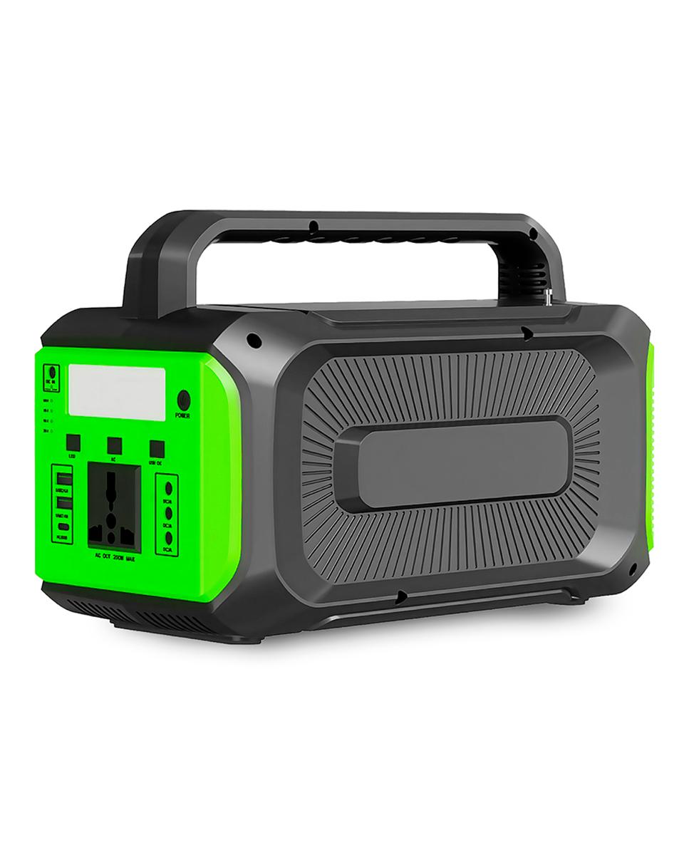 Imagen 0 de Estación de energía portátil CL-8102. 200W y batería de 12V 14Ah. Con altavoz de 20W y panel solar de 30W incluido. Luz LED integrada con 4 modos.