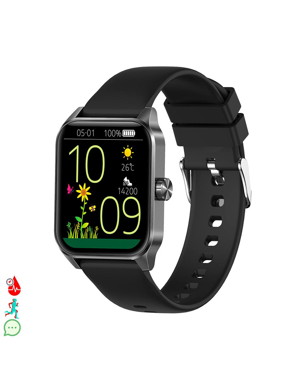Imagen 0 de Smartwatch Qx15 con pantalla de 1,85". Llamadas Bluetooth, más de 100 modos deportivos, monitor frecuencia cardíaca y oxígeno en sangre.