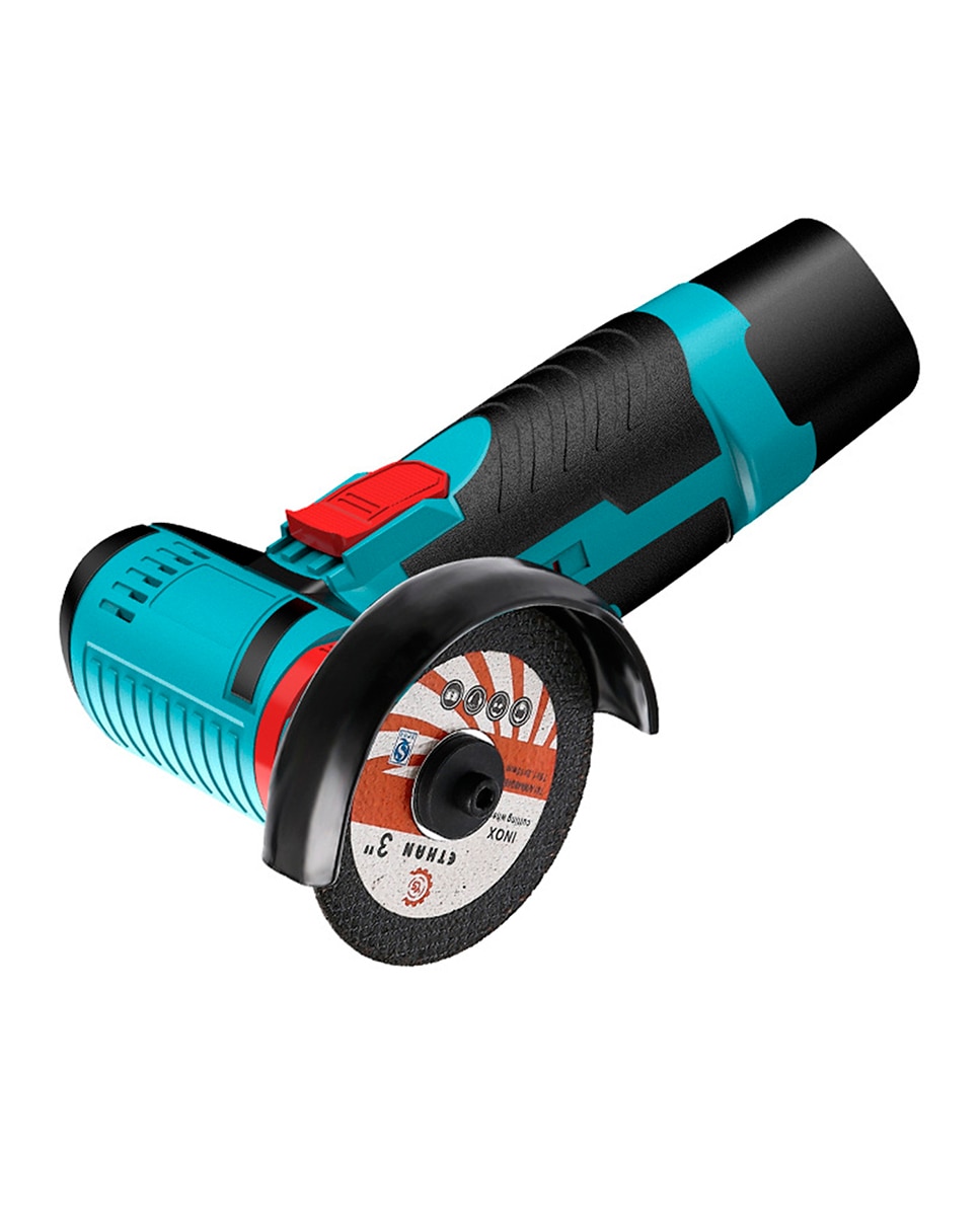 Imagen 0 de Radial angular 12V con 200W de potencia y doble batería de 13000mAh.