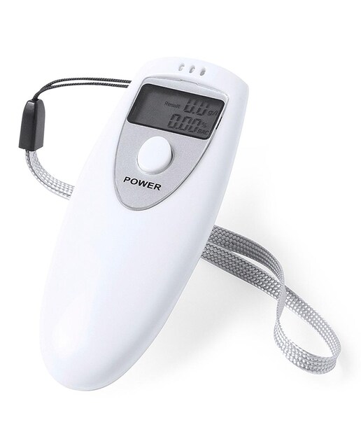 Imagen 0 de Alcoholímetro de bolsillo Gamp con pantalla LCD, medición por espiración y cinta de transporte, compacto y fácil de usar.