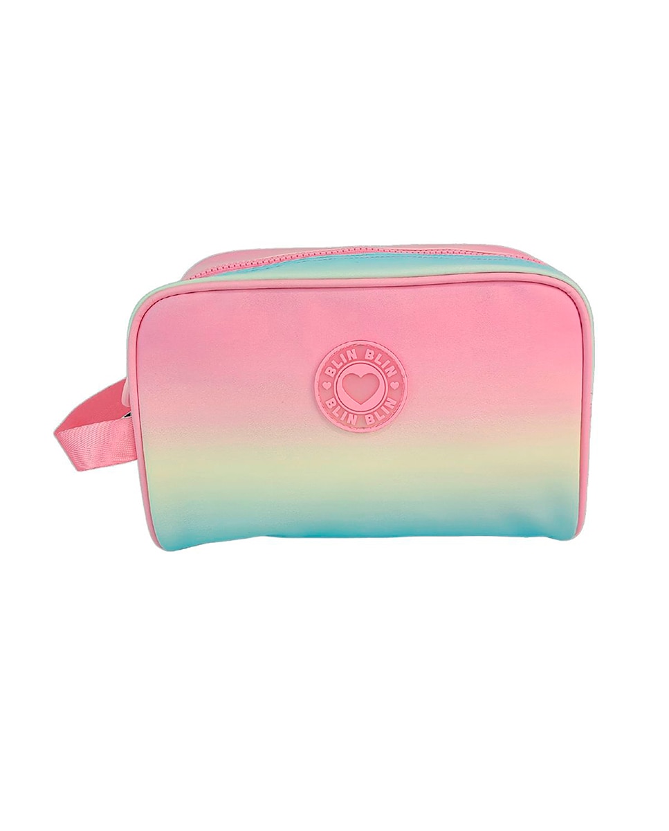 Imagen 0 de Neceser Blin Blin Gradient Pink. Material repelente al agua.