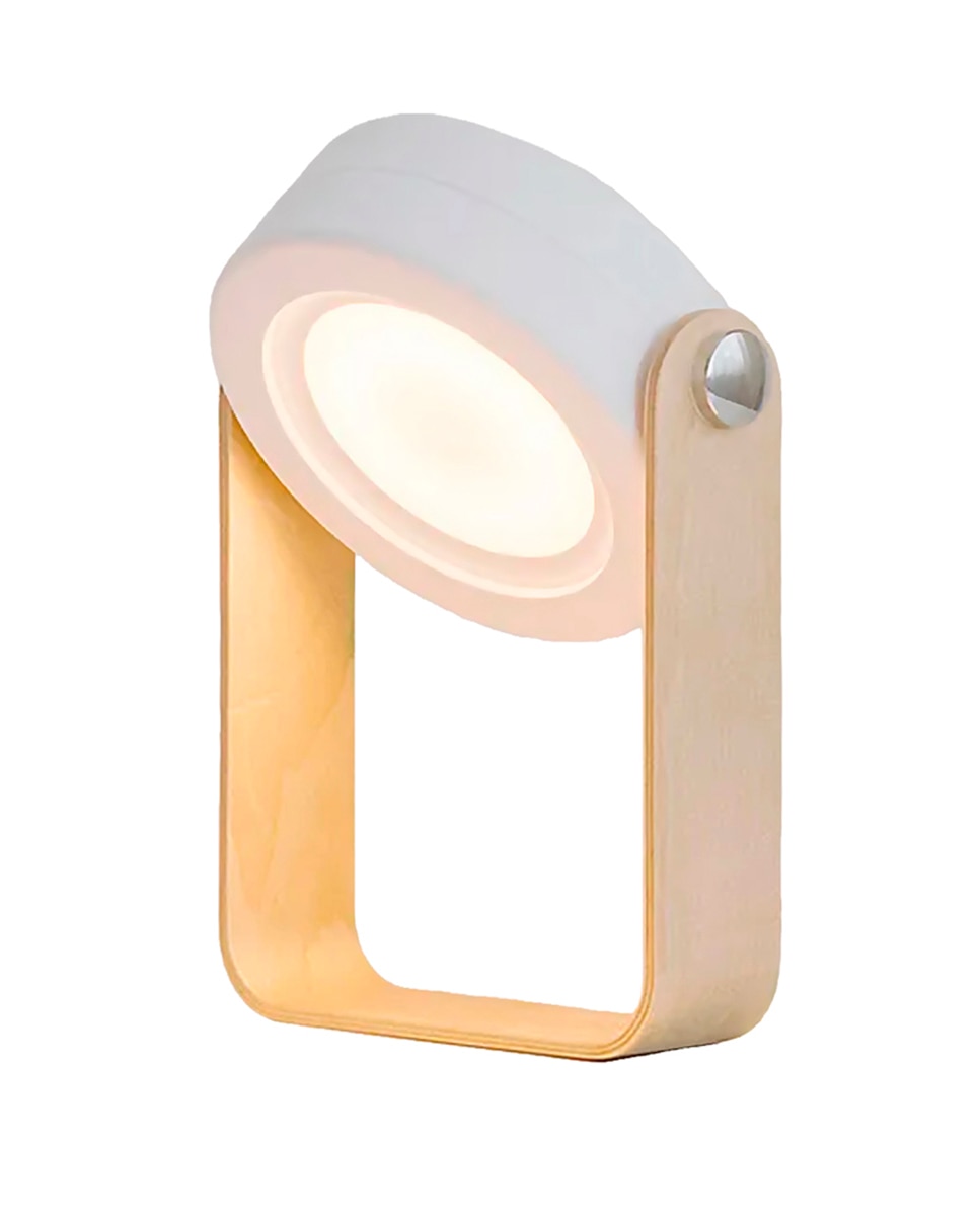 Imagen 0 de Lámpara LED con diseño plegable, control táctil con 3 colores de luz y  batería recargable.