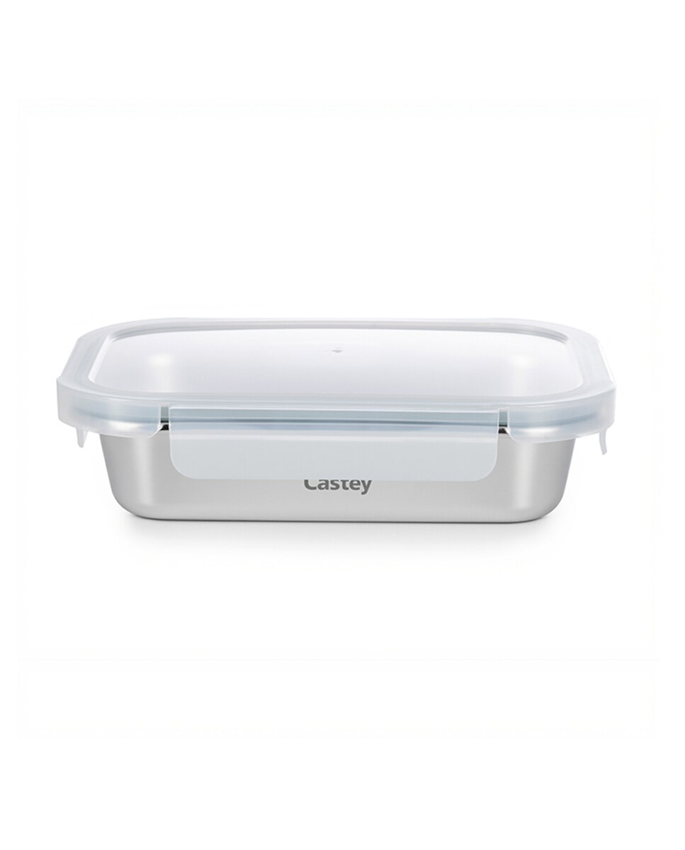 Imagen 0 de Envase Hermético Rectangula 82 Ml Inox
