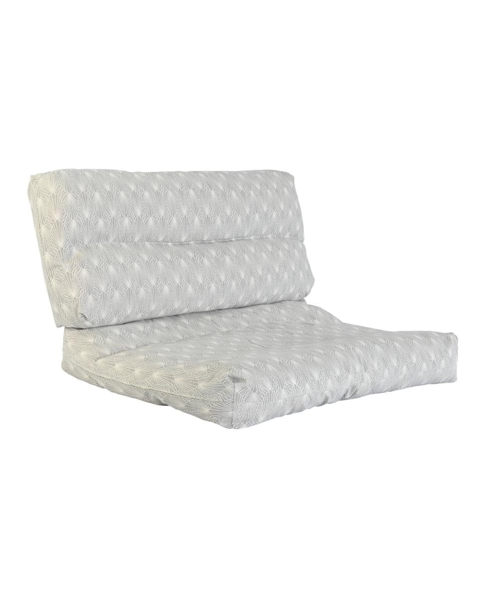Imagen 0 de Cojín suelo set 2 algodón 120x80x16 bambú