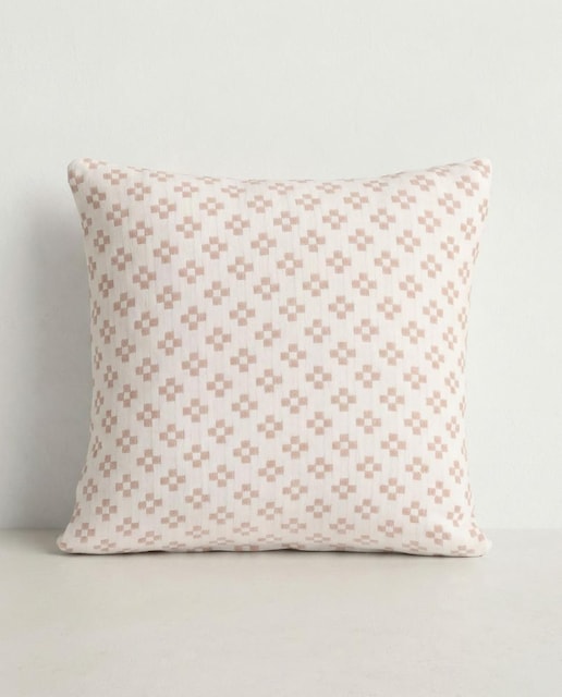 Imagen 0 de Pack 2 Fundas cojín jacquard cruz rosa