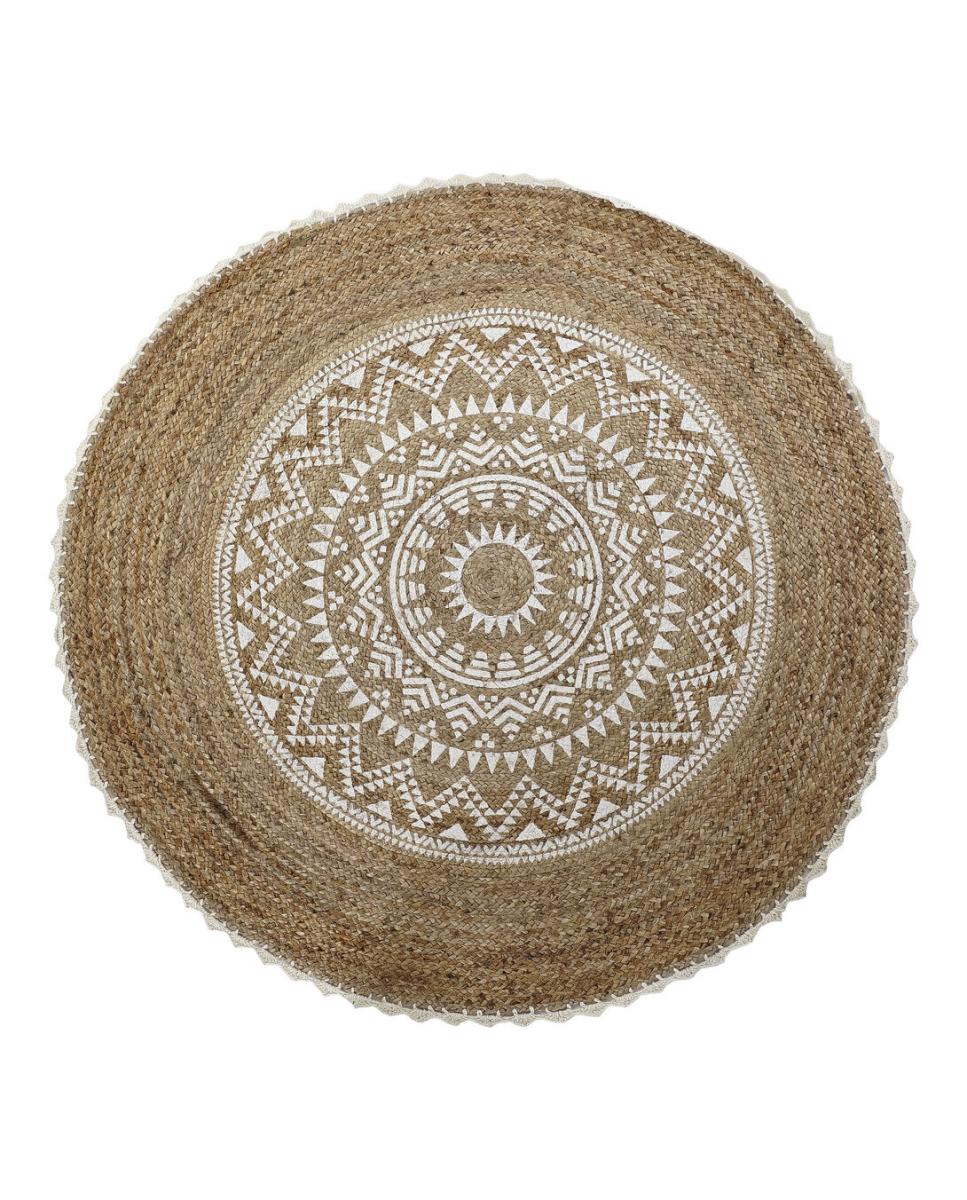 Imagen 0 de Alfombra jute 200x200x0,75 2000 gr., mandala