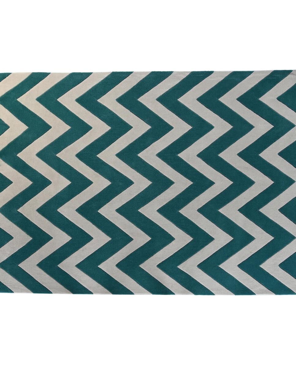 Imagen 0 de Alfombra poliéster 160x230x2 1800 gr. zigzag