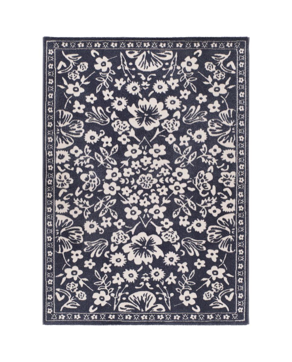 Imagen 0 de La alfombra étnica, diseño boho con formas geométricas, rombos y grecas,